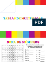 Libro Tablas de Multiplicar