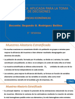 Estadística Aplicada para La Toma de Decisiones Semana 3 Conferencia