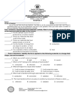 Activity Sheet in Sci4 MAPEH4 Week 4