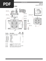 Pressure Control Valve: Wärtsilä 50 Spare Parts List 183-0006