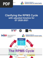 Session 3 Clarifying The RPMS Cycle With Adjusted Timeline For SY 2020-2021