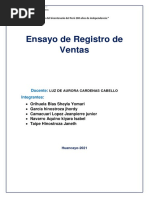 Ensayo Registro de Ventas 