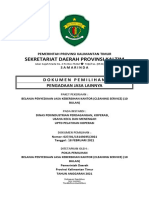 Dokumen Pemilihan Belanja Penyediaan Jasa Kebersihan Kantor