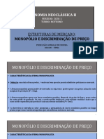 1.1.monopólio e Discriminação de Preço