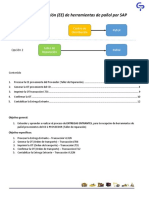 Instructivo para Recepción (Ee) de Herramientas de Pañol Por Sap