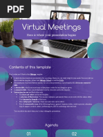 Virtual Meetings by Slidesgo