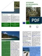 Myanmar Environmental Project Brochure