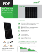 DataSheet Du Panneau PV