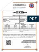 Sertifikat Inspeksi HK701 PT ILR2203 05 TKP 2021