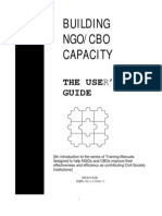 Building NGO-CBO Capacity