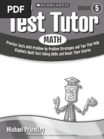 Scholastic Test Tutor Math 4