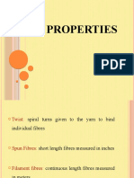 Yarn Properties