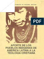 Aportes de Los Pueblos Indigenas de America Latina A La Teologia Cristiana