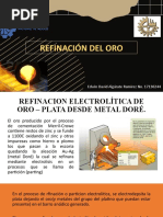 Electro Refinación Del Oro