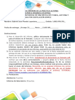 Formato de Informe de Laboratorio - Química Orgánica