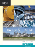 Proceq Metal Hardness Catalog - 81053502E