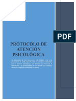 Protocolo de Intervención Psicológica