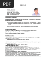 Resume: Professional Experience