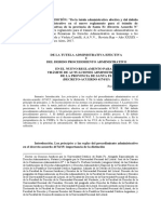 De La Tutela Administrativa Efectiva y Del Debido Procedimiento Administrativo en El Nuevo Reglamento... (Federico José Lisa)