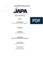 Tarea 5 Sistema de Contabilidad Gubernamental