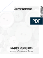 Annual Report and Accounts: Imam Button Industries Limited