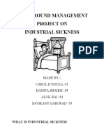 Turnaround Management Project On Industrial Sickness