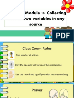 MATH 4 - Module 10: Collecting Data On Two Variables in Any Source