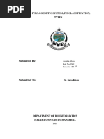 The Phylogenetic System, Its Classification, Types