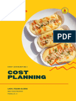 Cost Planning Roti Sosis