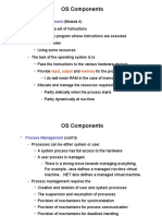 OS Components: Process Management