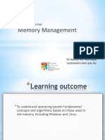 Memory Management: TM2033 Platform Technology