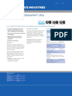 Thermal Efficiency Block Walling Masterlite Ultra Tds File038401