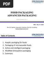 Food Packaging Advanced Packaging: Purba Purnama, Ph. D