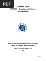 (2020) MM6031-Branding and Marketing Communication