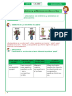 Utilizo Sinónimos y Antónimos en Mis Escritos