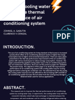 Effect of Cooling Water Loop On The Thermal Performance of Air Conditioning System