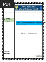 Advanced Research Solution For Individual Assignment Done by Endeshaw Yibelta