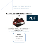 EJEMPLO MANUAL de Identidad y Imagen Corporativa