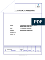 4.1 Installation Valve Procedure