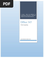 Manual de Implemntacion y Configuracion de Office 365