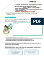 Viernes 16 de Abril Tutoria .