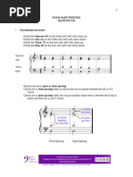 Four Part-Writing (Satb Style) : Se Proper Notation