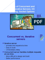 Design Issues of Concurrent and Iterative Servers I/O Multiplexing Socket Options