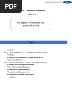 Les Règles D'évaluation Des Immobilisations