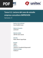 Tarea 4.1 Lectura Del Caso de Estudio Empresa Consultora IMPROVEN