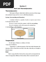 Heat and Thermodynamics