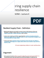 Engineering Supply Chain Resilience: SCRM - Lecture 4