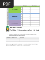 Procesador de Textos MS Word