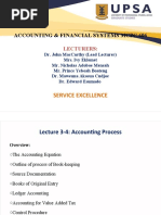 Accounting & Financial Systems (Lecture 3 - 4) - 1