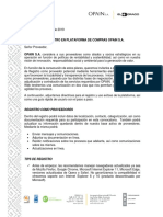 Comunicado Registro de Proveedores 2